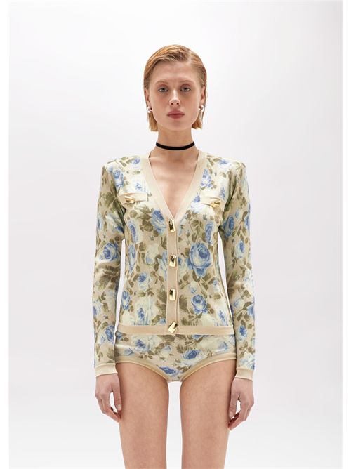 cardigan woman flower BLUGIRL BLUMARINE | RA5016MA29M/C3577